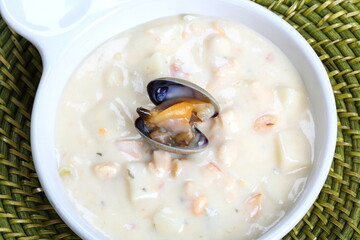 Bowl of Clam Chowder 