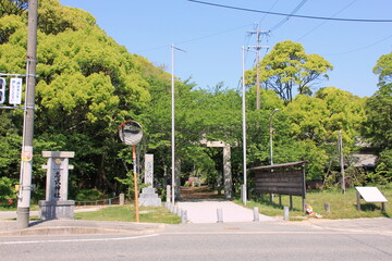 Fototapeta na wymiar 福岡市東区の志式神社