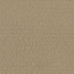 Fototapeta na wymiar Close up of a light brown vintage rough sheet of carton. Cardboard paper texture with a blank background. Empty papercraft surface. Recycled environmentally friendly material.