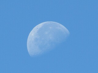 Moon in the afternoon sky 