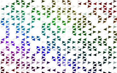 Light Multicolor, Rainbow vector pattern in polygonal style.