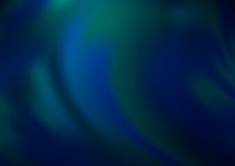 Dark BLUE vector bokeh and colorful pattern.