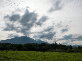 Fototapeta premium 浅間山 日本長野県