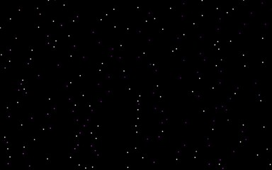 Dark Purple vector texture with beautiful stars.