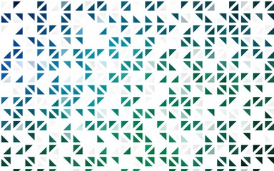 Light Blue, Green vector seamless pattern in polygonal style.