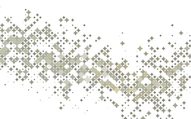 Light Black vector template with sky stars.