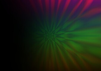 Dark Multicolor, Rainbow vector abstract blurred template.