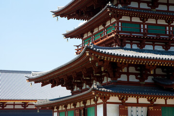 Naklejka premium 奈良県の薬師寺五重塔