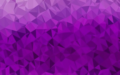 Light Purple vector blurry triangle pattern.