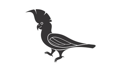 Parrot bird illustration vector design