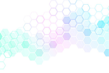 Vibrant polygonal background template.