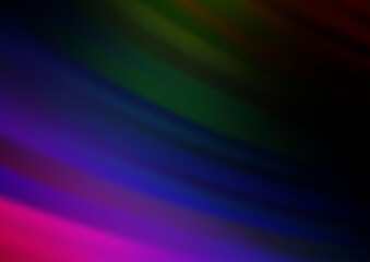 Dark Multicolor, Rainbow vector layout with flat lines.