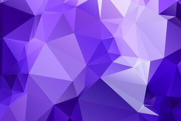 Abstract Purple Color Polygon Background Design, Abstract Geometric Origami Style With Gradient. Presentation,Website, Backdrop, Cover,Banner,Pattern Template