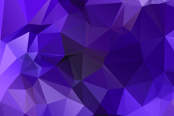 Abstract Purple Color Polygon Background Design, Abstract Geometric Origami Style With Gradient. Presentation,Website, Backdrop, Cover,Banner,Pattern Template