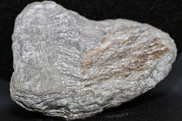 mineral stone isolated on black