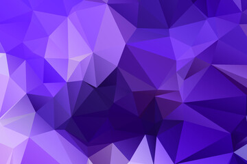 Abstract Purple Color Polygon Background Design, Abstract Geometric Origami Style With Gradient. Presentation,Website, Backdrop, Cover,Banner,Pattern Template