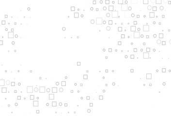 Light Silver, Gray vector backdrop with dots, spots, cubes.