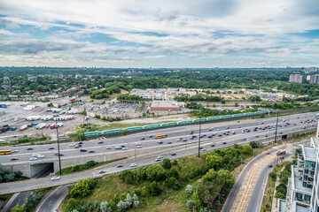 Obraz premium City view in summer time