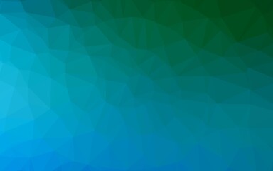 Light Blue, Green vector abstract mosaic pattern.