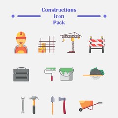 constructions illustration art icon pack