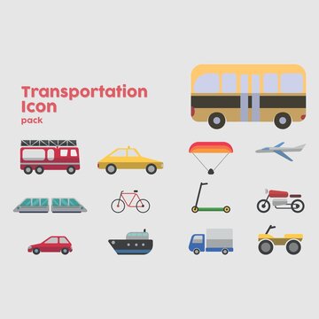 transportation icon pack