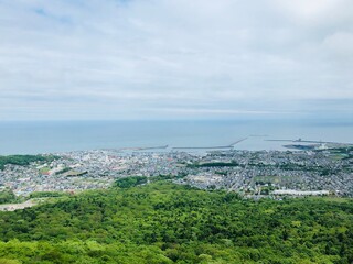 港町の全景