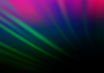 Dark Multicolor, Rainbow vector abstract bright template.