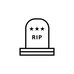 Grave Icons outline style for your design