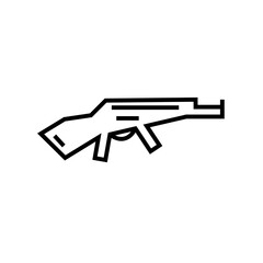 Obraz premium weapon gun icon vector for your web design eps 10