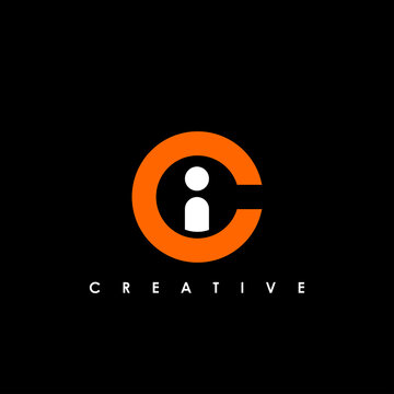 CI, IC Logo Design Template Vector Illustration	
