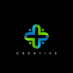 Medical Health Pharmacy Logo Vector Design Template
