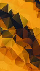Obraz premium Abstract Yellow Black Color Polygon Background Design, Abstract Geometric Origami Style With Gradient. Presentation,Website, Backdrop, Cover,Banner,Pattern Template