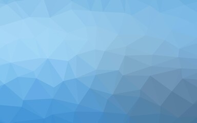 Light BLUE vector shining triangular pattern.