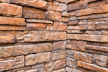 Texture of the decorative wall