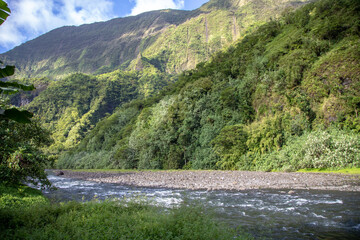 Couch&eacute; sur la rivi&egrave;re de papenoo