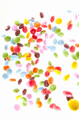 飛び上がるチョコレート