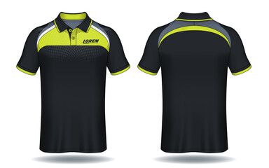 T-shirt polo design, Sport jersey template.	