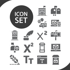 Simple set of natives related filled icons.