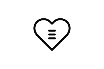 Valentine Outline Icon - Love