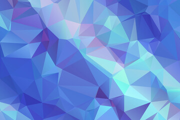 Fototapeta premium Abstract Blue Color Polygon Background Design, Abstract Geometric Origami Style With Gradient. Presentation,Website, Backdrop, Cover,Banner,Pattern Template