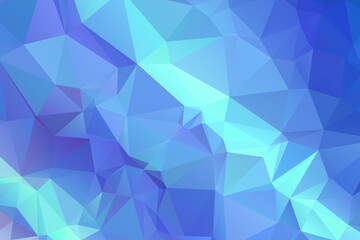 Fototapeta premium Abstract Blue Color Polygon Background Design, Abstract Geometric Origami Style With Gradient. Presentation,Website, Backdrop, Cover,Banner,Pattern Template