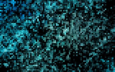 Dark BLUE vector pattern in square style.