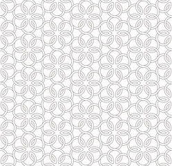 Seamless floral pattern with light gray background, Vector Illustration
