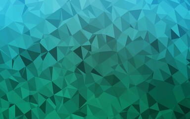 Obraz premium Light BLUE vector abstract mosaic background.