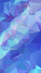 Abstract Blue Color Polygon Background Design, Abstract Geometric Origami Style With Gradient. Presentation,Website, Backdrop, Cover,Banner,Pattern Template