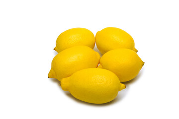 Ripe lemons group