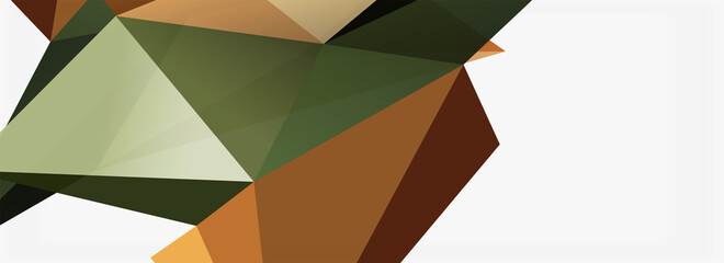 3d mosaic abstract backgrounds, low poly shape geometric design