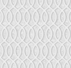 Geometric Pattern with Grunge Light Grey Background, Vector Illustration