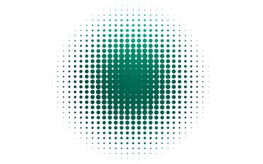 Light Green vector layout with circle shapes.