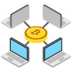 
An online transaction of bitcoin, bitcoin pay 
